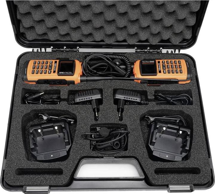 Actual product image Albrecht Tectalk Duo PMR 446 and Freenet 2-piece case set (8 km)