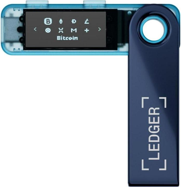 Actual product image Ledger Nano S Plus - Neptune Blue