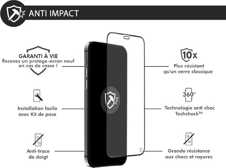 Produktbild Bigben Connected Displayschutz aus Glas (1 Stück, Realme 12 Pro+, Apple iPhone 12)