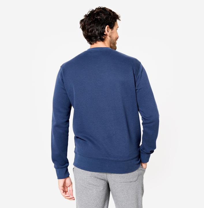 Actual product image Domyos Sweatshirt Herren warm Baumwolle - dunkelblau (S)