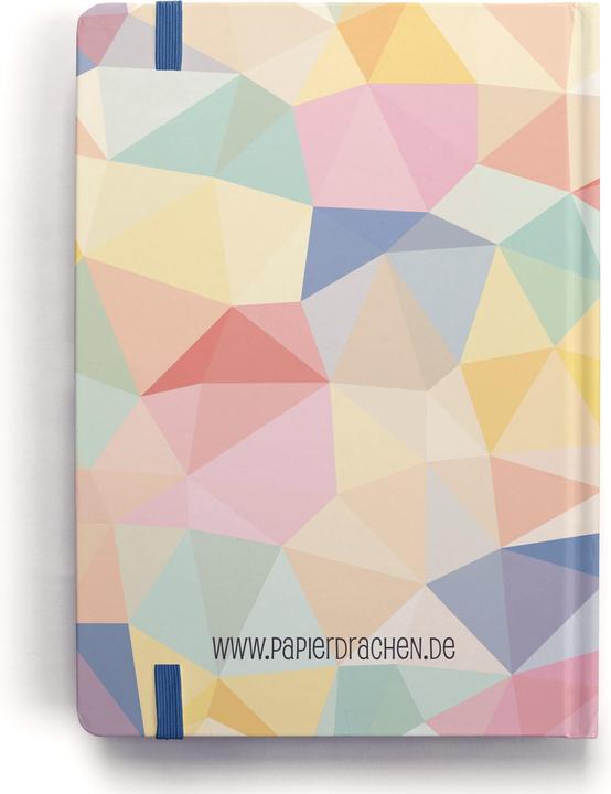 Actual product image Papierdrachen Bullet Journal - (Geometric) - Notebook A5 dotted (A5, Dotted, Hardcover)