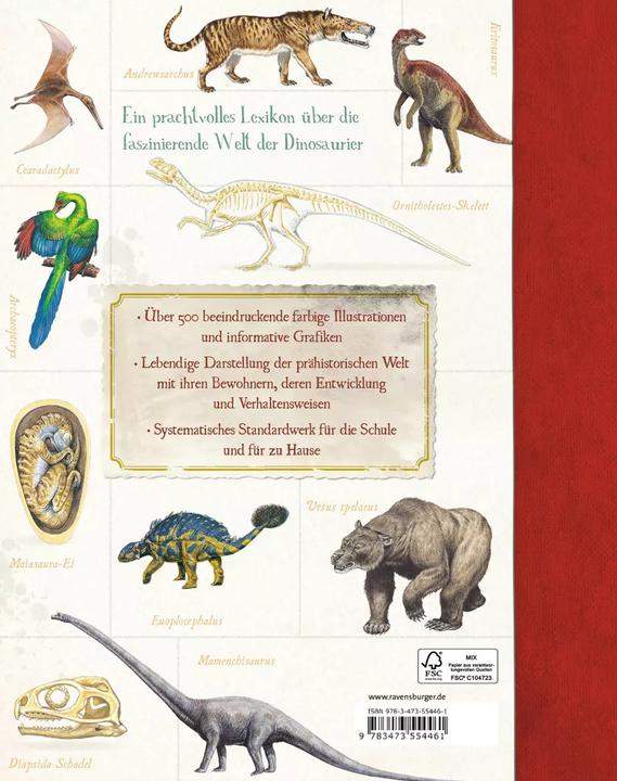 Produktbild Ravensburger Lexikon der Dinosaurier und Urzeittiere (Deutsch, Julia Voigt, 2017)