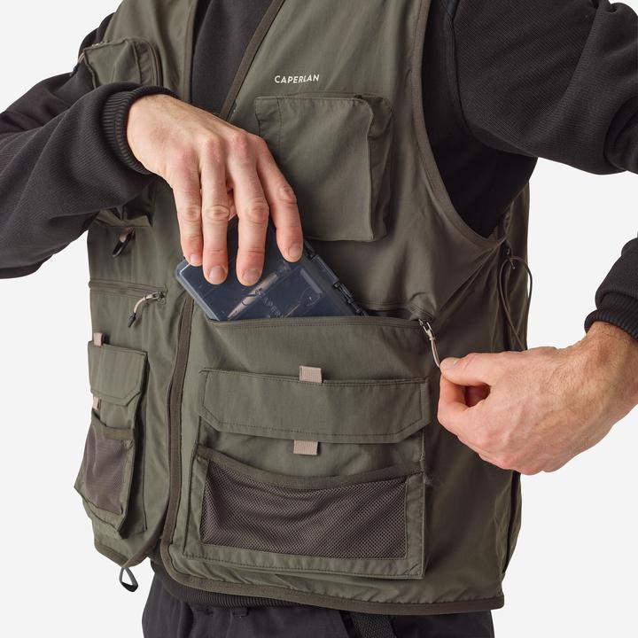 Actual product image Caperlan Angelweste FV 500 khaki (XXL)