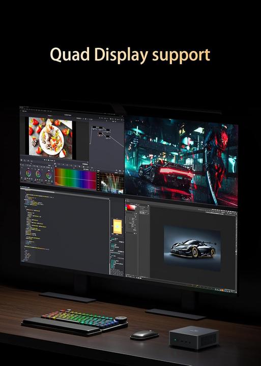 Produktbild Minisforum UM790 Pro (AMD Ryzen 9 7940HS, 64 GB, 1000 GB, Radeon 780M)