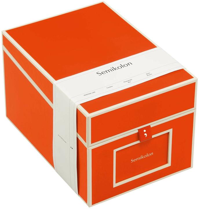 Image du produit Semikolon Boîte à photos Orange (9 x 13 cm, 10 x 15 cm)