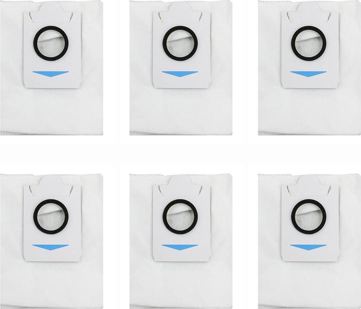 Roboparts Staubbeutel für Ecovacs Deebot X1 Turbo/Omni 6er Pack (6 x)