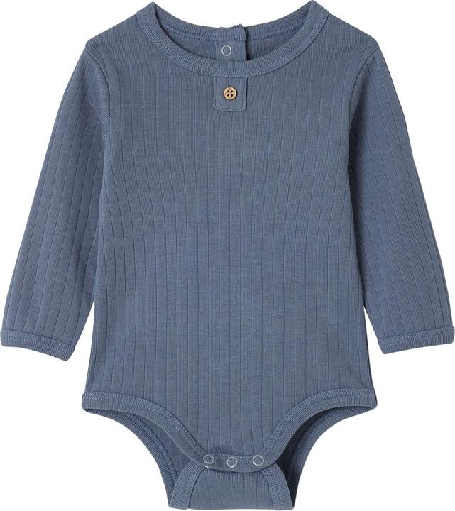 Produktbild Vertbaudet Bio-Kollektion: 2er-Pack Baby Langarmbodys mit Öffnung hinten (74)