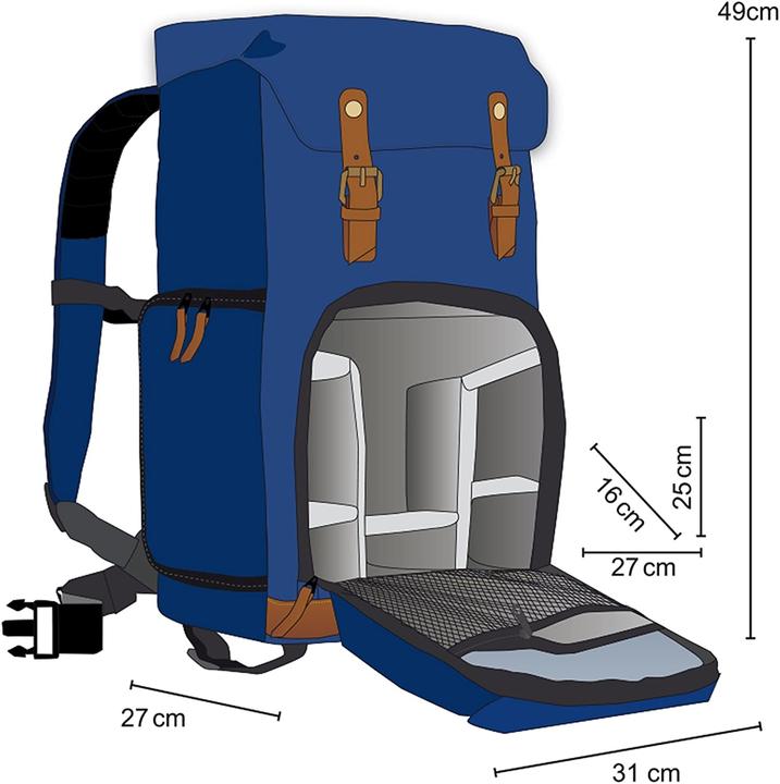 Produktbild mantona Luis (Fotorucksack, 19 l)