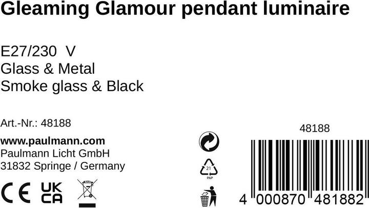 Valeurs nutritives et ingrédients Pauleen Gleaming Glamour (E27)