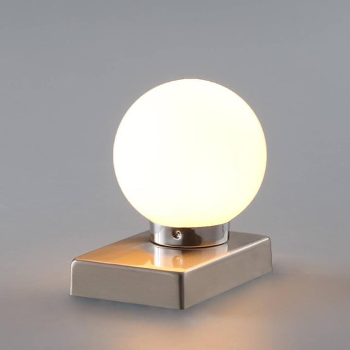 Produktbild Lindby Naomi Tischleuchte Opal/Chrome (E14)