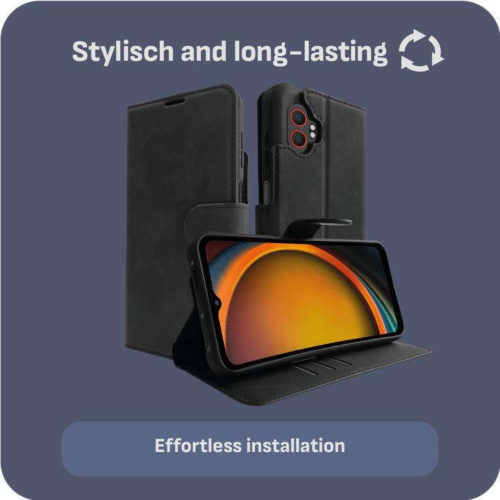 Produktbild Cazy Premium-Geldbörsen-Etui, Magnetisches Geldbörsen-Etui, Kartenfächer, Ständer (Samsung Galaxy Xcover 7)