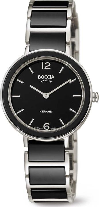 Boccia 3311-02 Damenuhr Keramik Titanium 32mm 5ATM (Analoguhr, 32 mm)