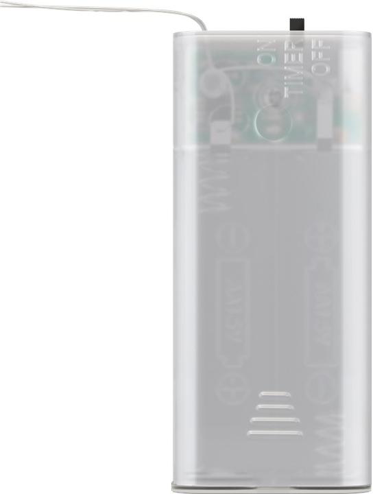 Produktbild Goobay 2x 20er LED-Silberdraht-Lichterkette, inkl. Timer Stimmungsvolle Leuchtdekoration für den Innenbe (1.05 m)