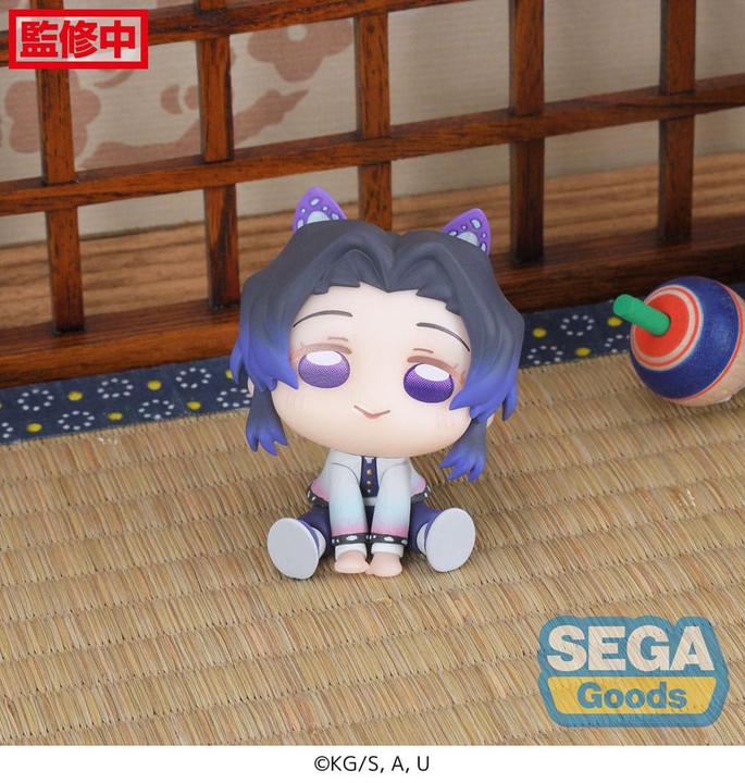 Actual product image Sega Goods Demon Slayer: Kimetsu no Yaiba Chubby Collection PVC Statue Shinobu Kocho & Giyu Tomioka (EX) 6 cm