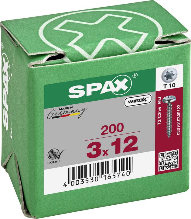 Image du produit Spax Vis pour panneaux agglomérés (200 Vis par pièce)