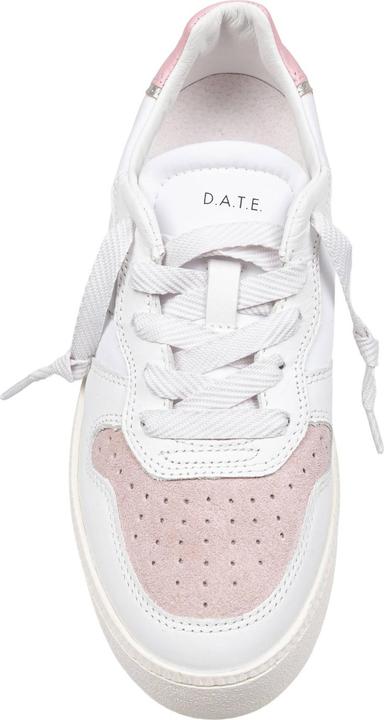 Image du produit D.a.t.e. D.a.t.e sneakers court platform in leather and suede white and pink (38)