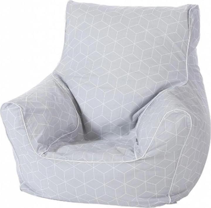 Produktbild Knorrtoys Kindersitzsack - "Geo cube grey" (Kindersessel)