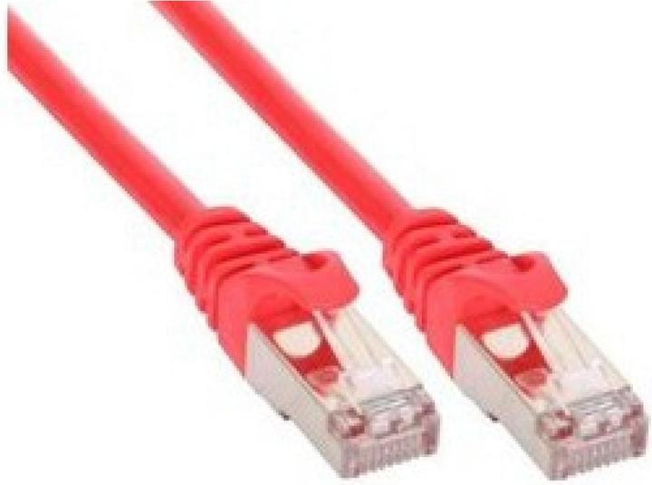 Immagine prodotto InLine Cavo patch SF/UTP Cat.5e, rosso 50m (72555R) (S/UTP, CAT5e, 50 m)