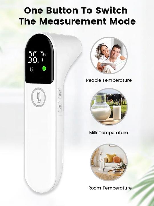 Actual product image PhoneLook Infrarot Fieberthermometer für Babys Digitales kontaktloses Stirn- und Ohrthermometer (Forehead, Ear, Non-contact)