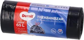 Actual product image Dumil Waste bag 65L 15 pieces with drawstring (15 x, 65 l)