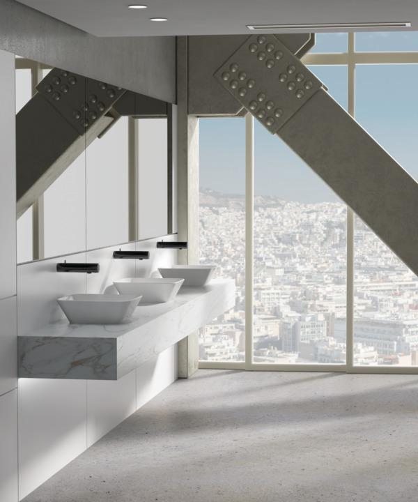 Image du produit Ideal Standard Cuvette de lavabo Connect Air Wash, carrée, 400mm E0347 (400 mm, 400 mm)