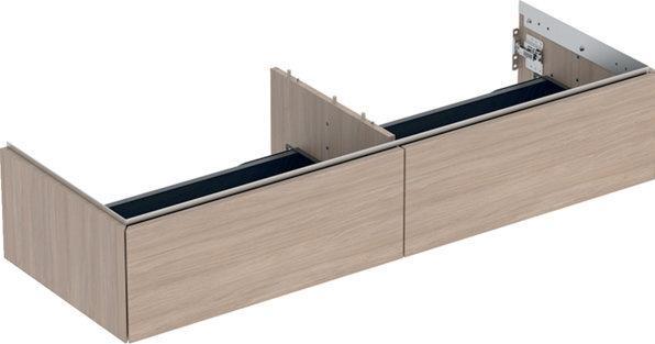 Produktbild Geberit ONE Unterschrank für Aufsatzwaschtisch, 2 Schubladen, 133,2x26,6x47cm, 505.076.00. (53 x 47 x 31 cm)