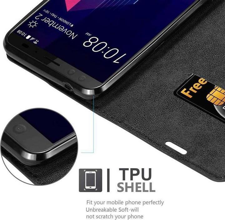 Produktbild Cadorabo Book Invisible Magnet Cover (HTC U12+)