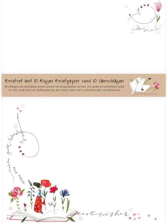 Produktbild Grätz Briefpapierset 10 x A4, Format: 22 x 11 (10 Stk.)