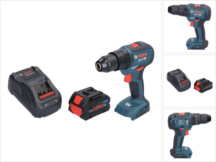 Actual product image Bosch Professional Bosch GSB 18V-55 Professional Battery Impact Drill 18 V 55 Nm Brushless + 1x ProCORE Battery 5.5 Ah (Rechargeable battery operated)