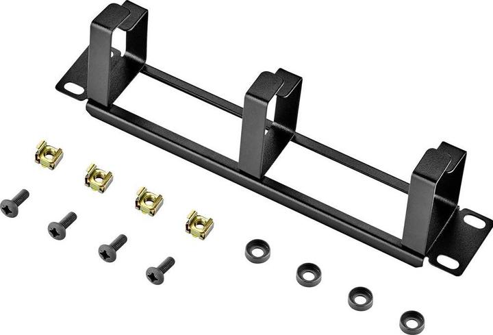 Image du produit Renkforce RF-3429154 25,40cm (10") Guide-câbles pour armoire réseau 1 UH Noir