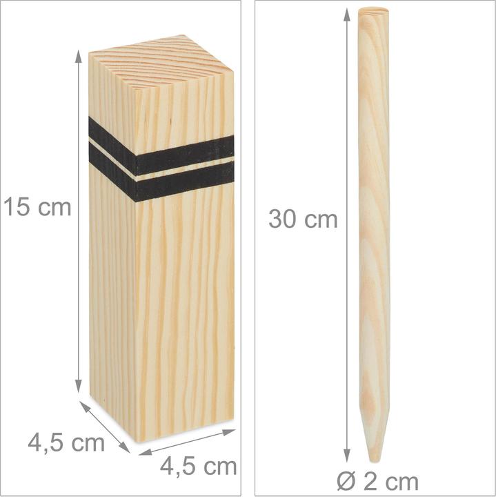 Produktbild Relaxdays 22-tlg. Wikingerspiel (21 x, 300 mm)