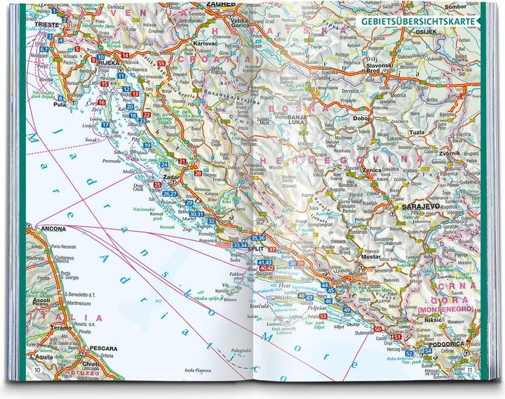 Produktbild Wanderführer Dalmatien mit Inseln, Velebit-Gebirge und Plitvicer Seen, 55 Touren mit