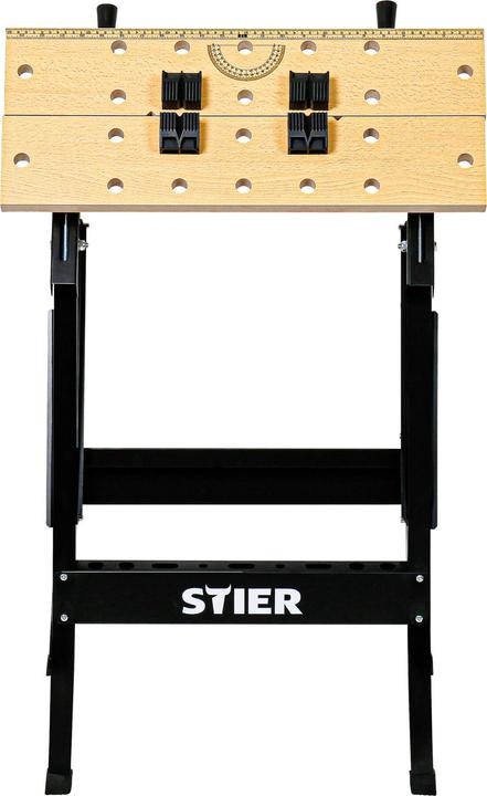 Produktbild Stier Werk- und Spanntisch, klappbar, 150 kg (63.50 cm, 60.50 cm)