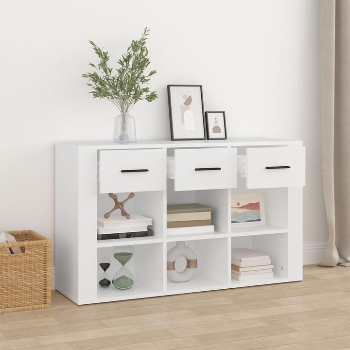 Produktbild VidaXL Sideboard Weiss 100x30x59,5 cm Holzwerkstoff,Farbe (100 x 30 x 59.5 cm)