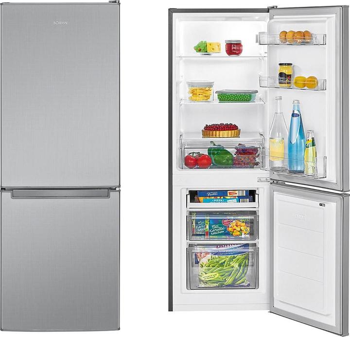 Actual product image Bomann KG 7331 Ed-Look Fridge Combi 121L/45L E 142,2x50x56cm (173 l)