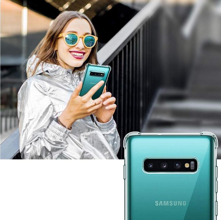 Produktbild Screenguard Samsung Galaxy S10+ Hülle Crystal Soft Airbag Bumper (Samsung Galaxy S10+)