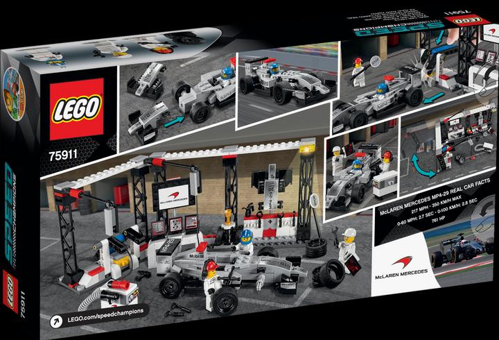 Produktbild LEGO Speed Champions McLaren Mercedes Boxenstopp (75911, LEGO Speed Champions)