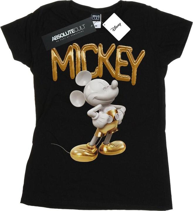 Disney Mickey Mouse Gold Statue TShirt (L)