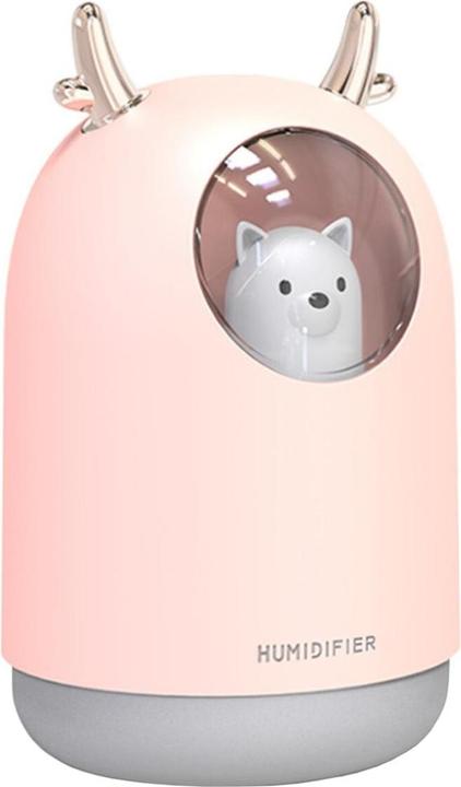 Image du produit JTI Humidificateur avec figurine d'animal, 30 cl - Rose
