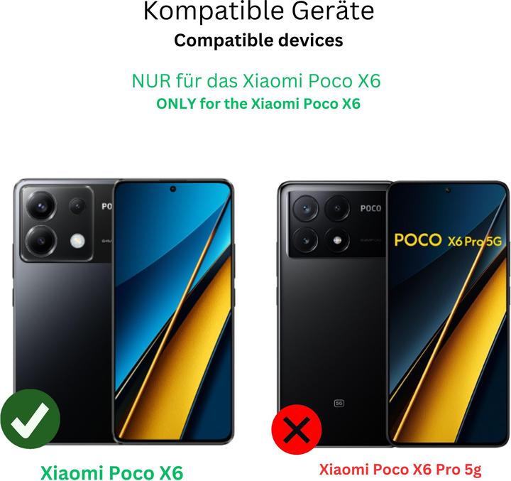 Actual product image Dipos Screen Protector Anti-Shock (2 Piece, Xiaomi Poco X6)