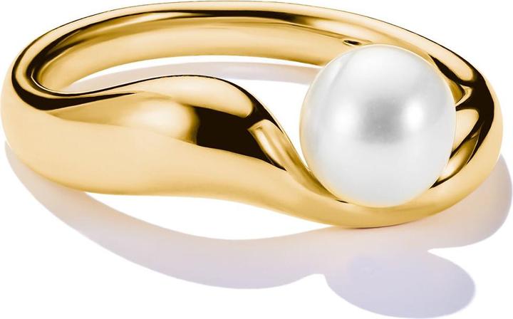 Image du produit Thomas Sabo Ring mit Perle Natural Beauty vergoldet (54, Argent 925)