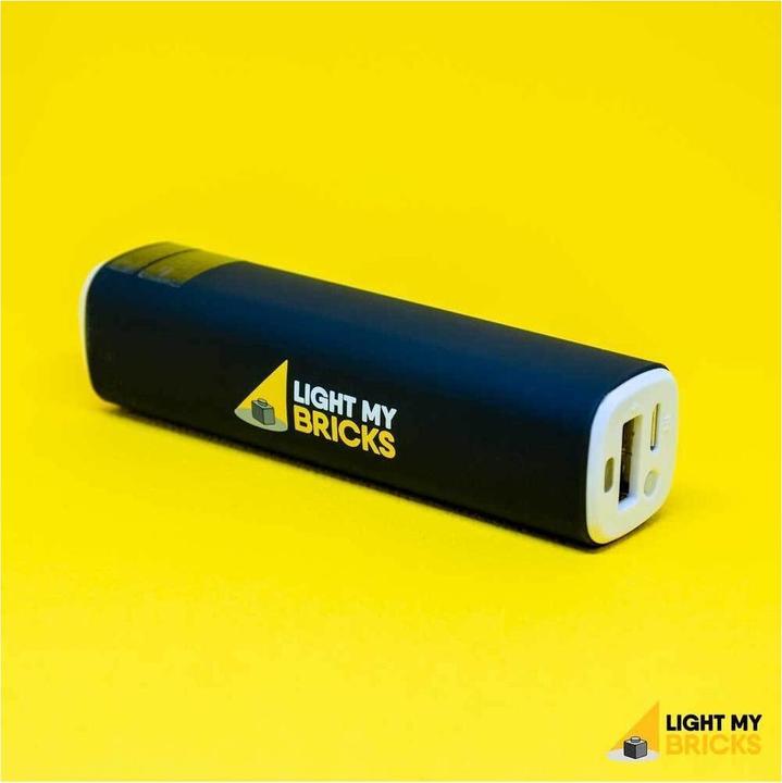 Actual product image Light my bricks USB Power Bank