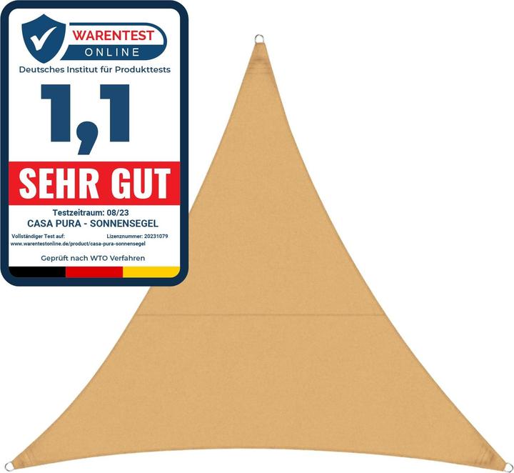 Actual product image Casa Pura Sonnensegel (360 x 360 x 510 cm)