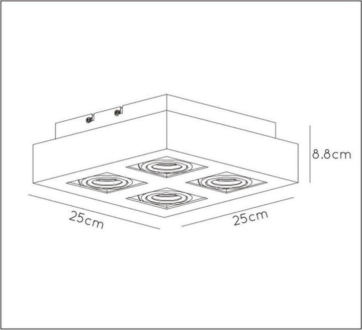 Actual product image Lucide Xirax (320 lm, GU10)