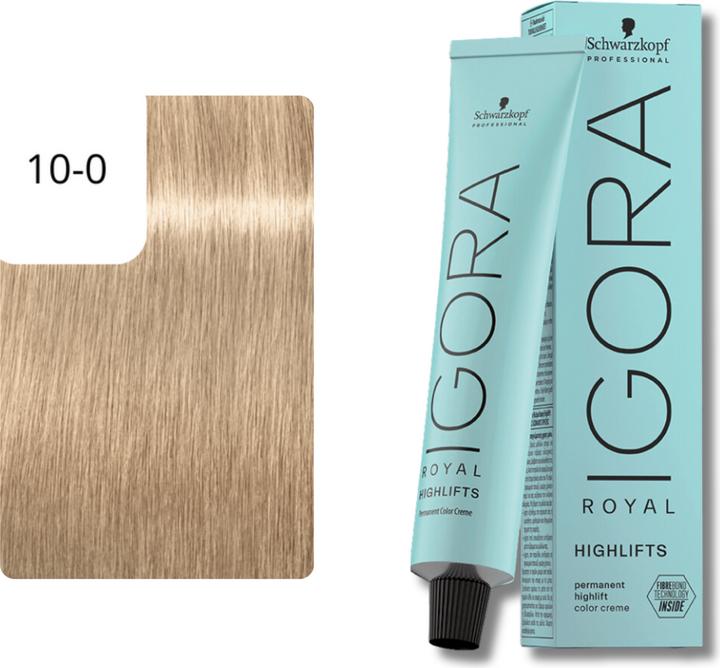 Image du produit Schwarzkopf IGORA ROYAL 10-0 60 ml (10-0 Lifting Ultrablond)