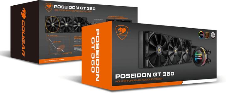 Produktbild Cougar Kit Watercooling AIO Poseidon GT RGB - 360mm (Noir)