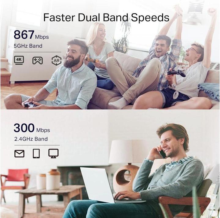 Image du produit TP-Link RE330 (867 Mbit/s, 300 Mbit/s)
