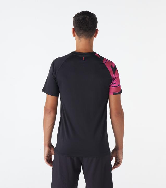 Immagine prodotto Perfly T-shirt badminton da uomo - 560 Lite nero/neon magenta (XL)