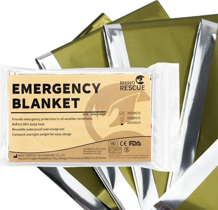 Produktbild Rhino Rescue Emergency Blanket (Notfalldecke) - 1 Stk. (Erste Hilfe Set Zubehör)