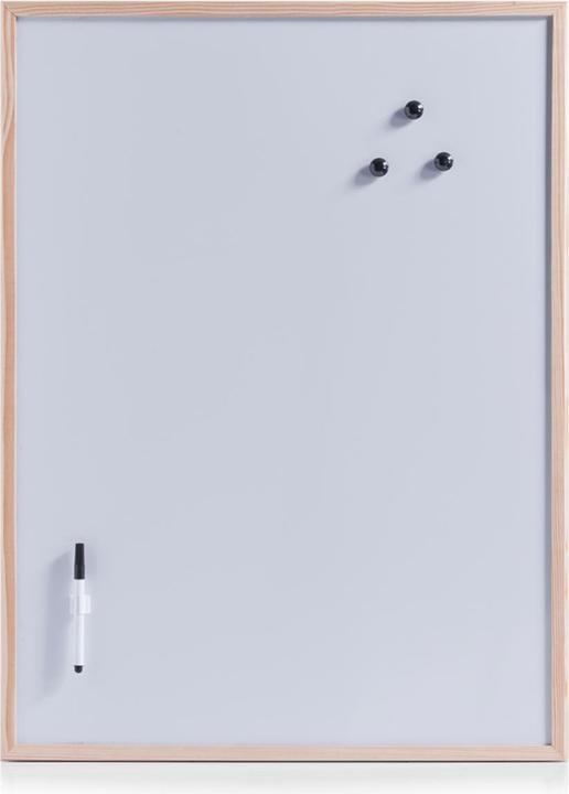 Tableau magnétique et écritoire (Tableau blanc, Tableau magnétique, 60 x 80 cm)